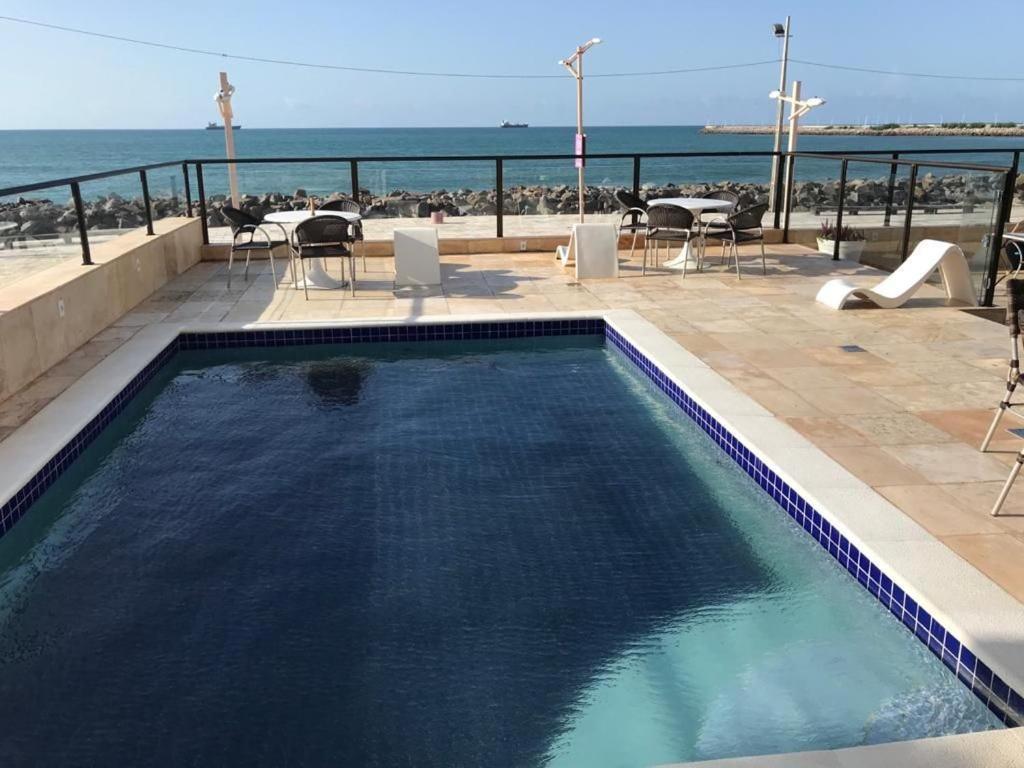 804 Lindo Flat Mobiliado Com Vista Lateral Mar Na Praia De Iracema Apartment Fortaleza  Exterior foto